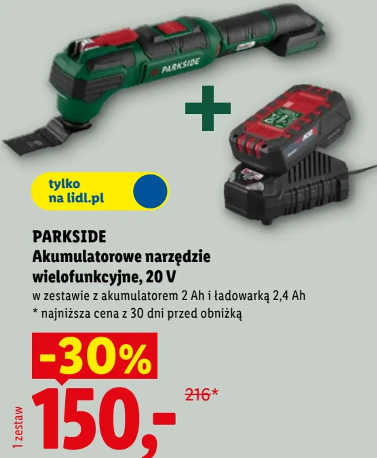 PARKSIDE Akumulatorowe narzędzie wielofunkcyjne, 20 V