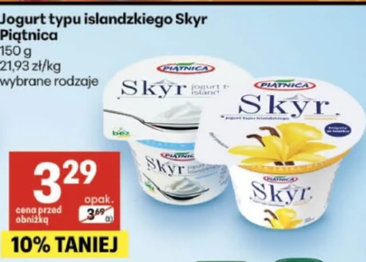 Jogurt typu islandzkiego Skyr Piątnica