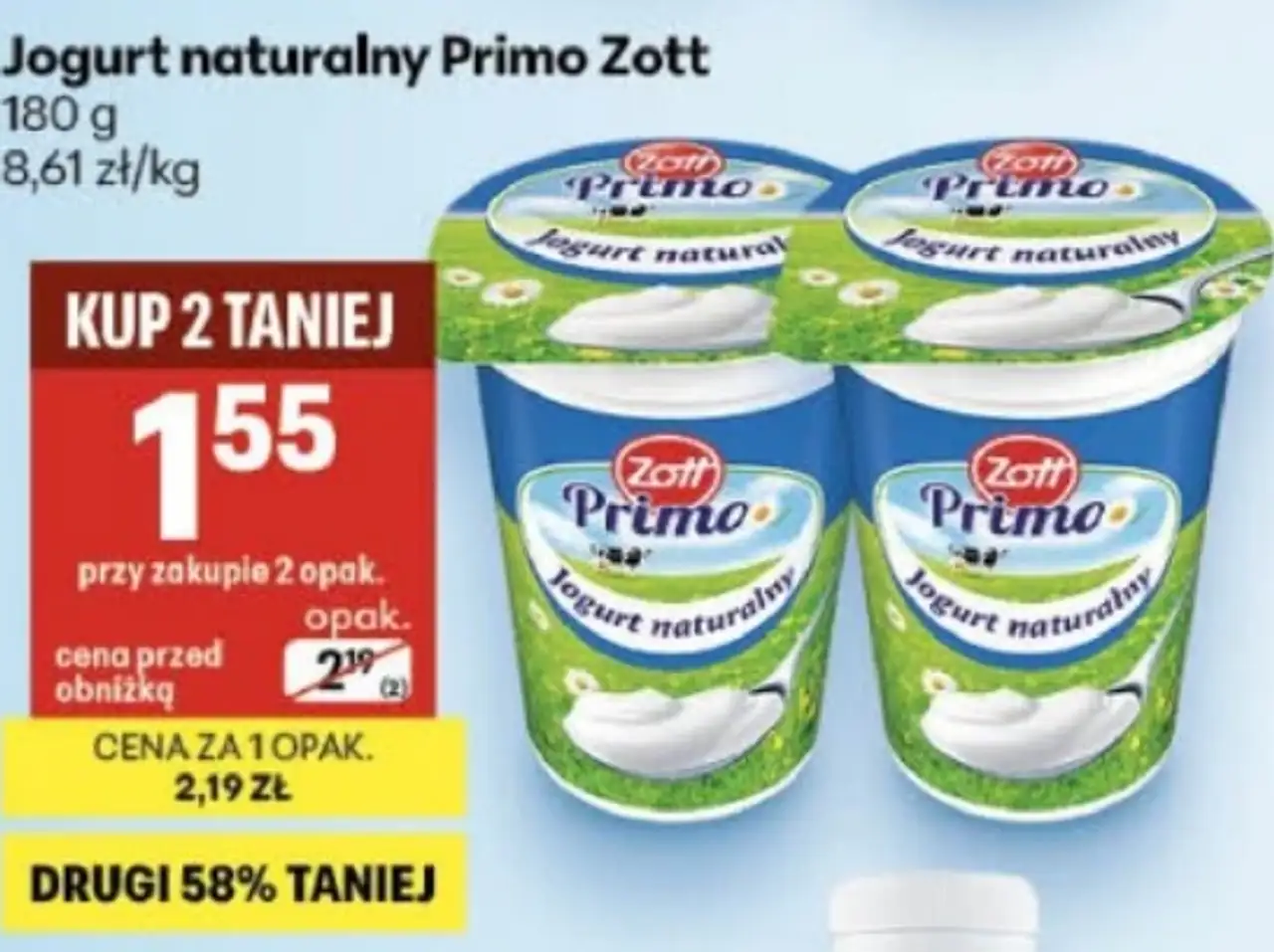 Jogurt naturalny Primo Zott