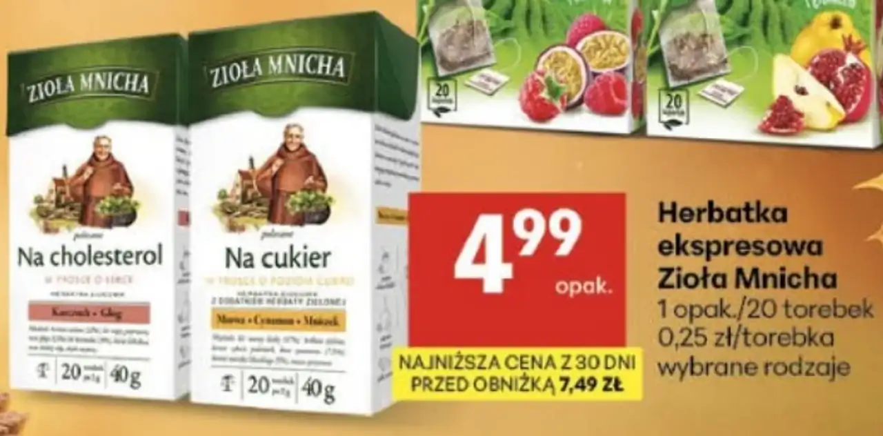 Herbatka ekspresowa Zioła Mnicha