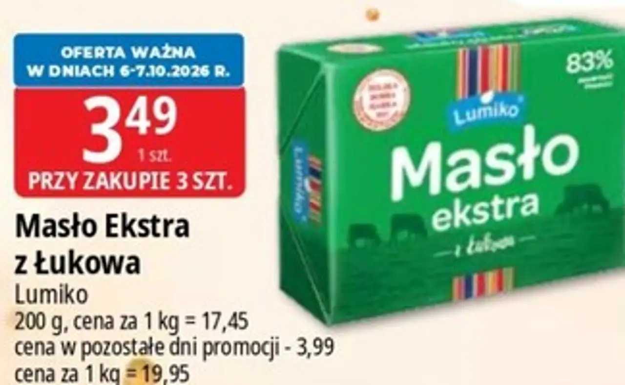 Masło Ekstra z Łukowa