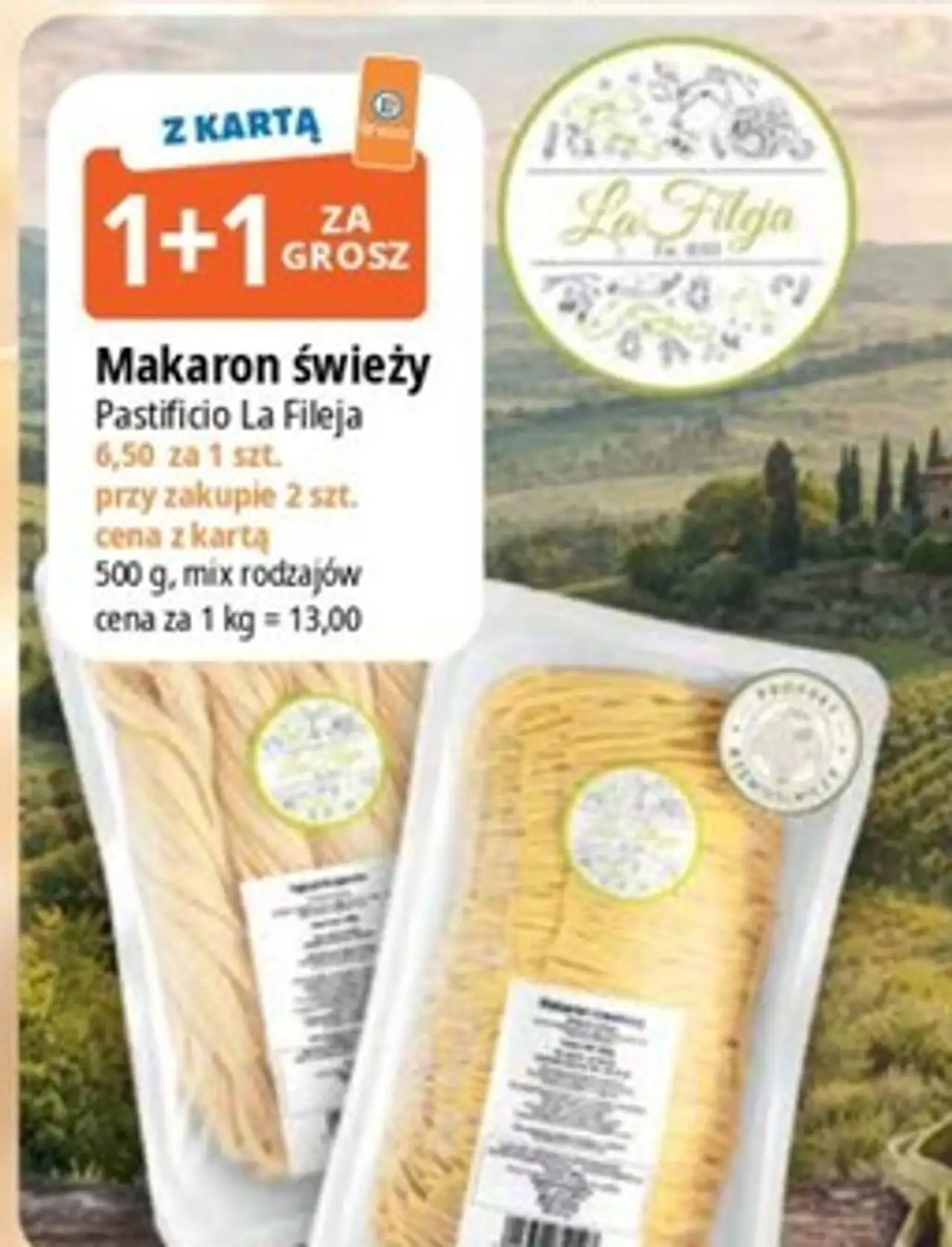 Makaron świeży Pastificio La Fileja