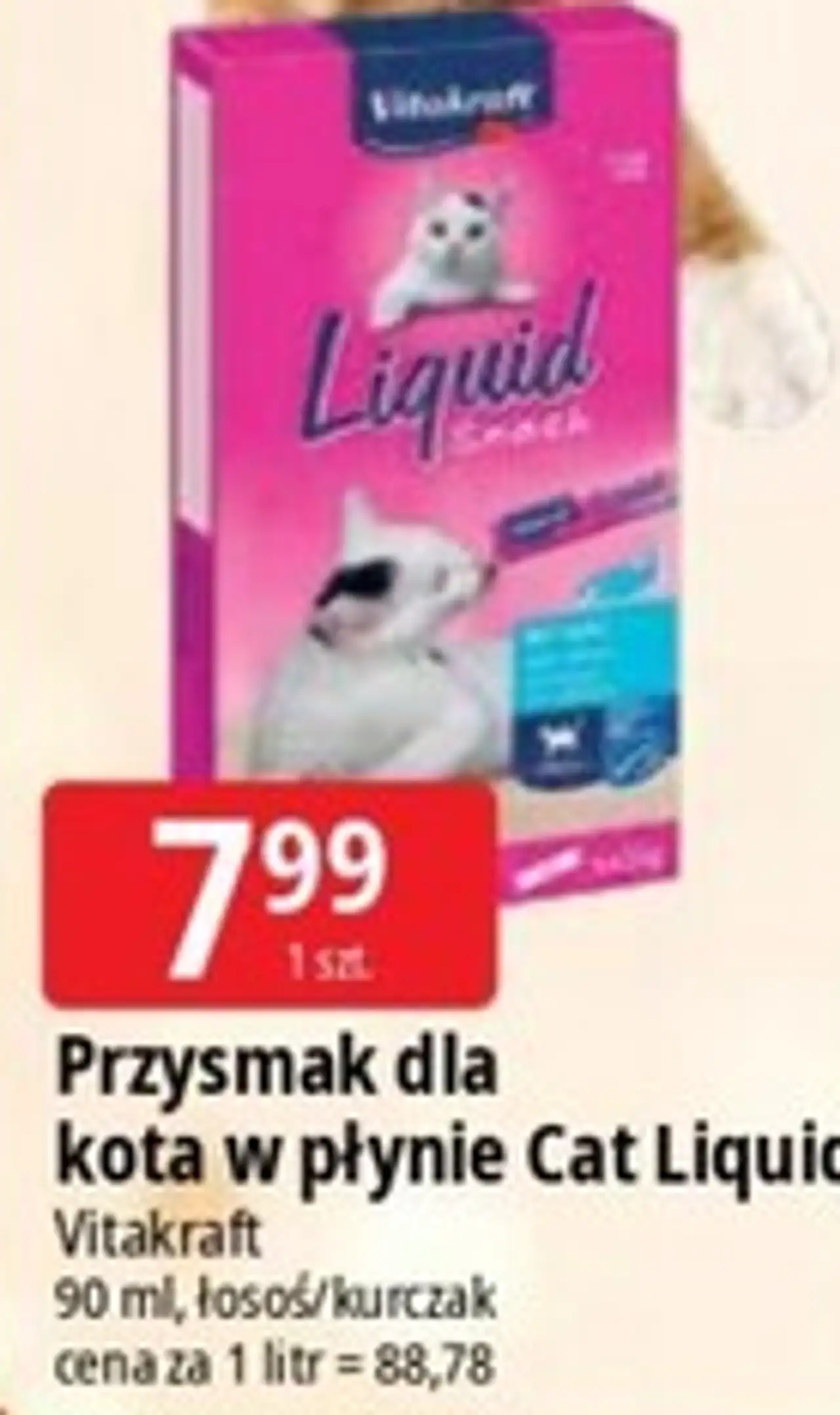 Przysmak dla kota w płynie Vitakraft Cat Liquid