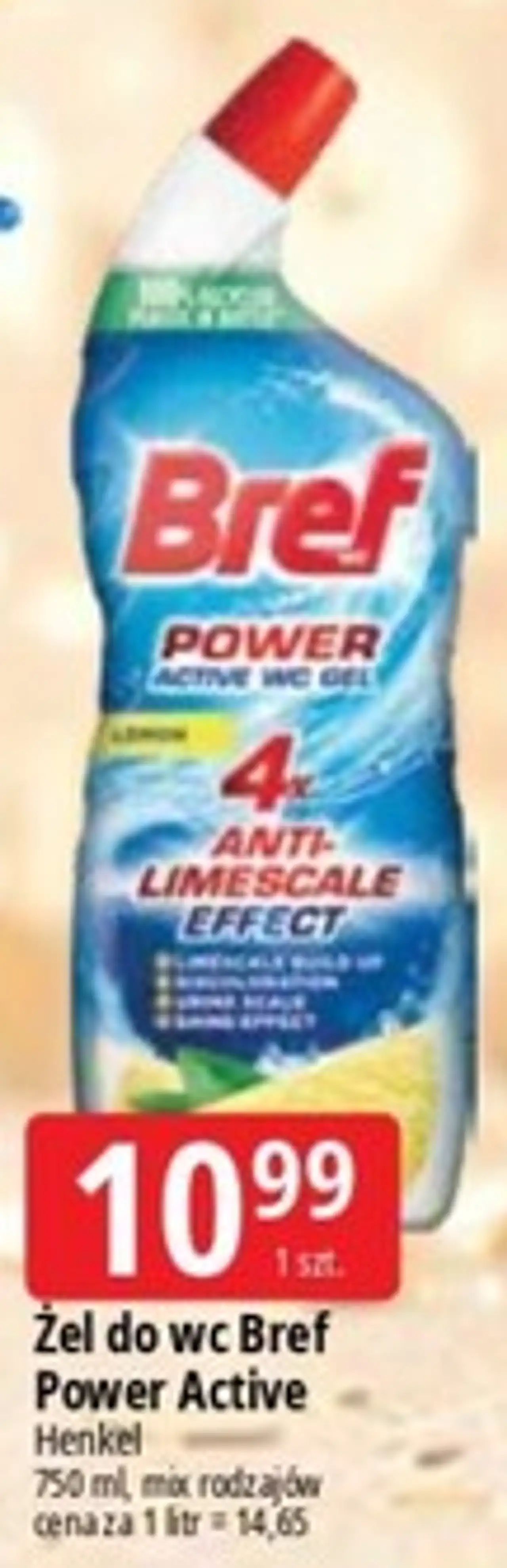 Żel do wc Bref Power Active