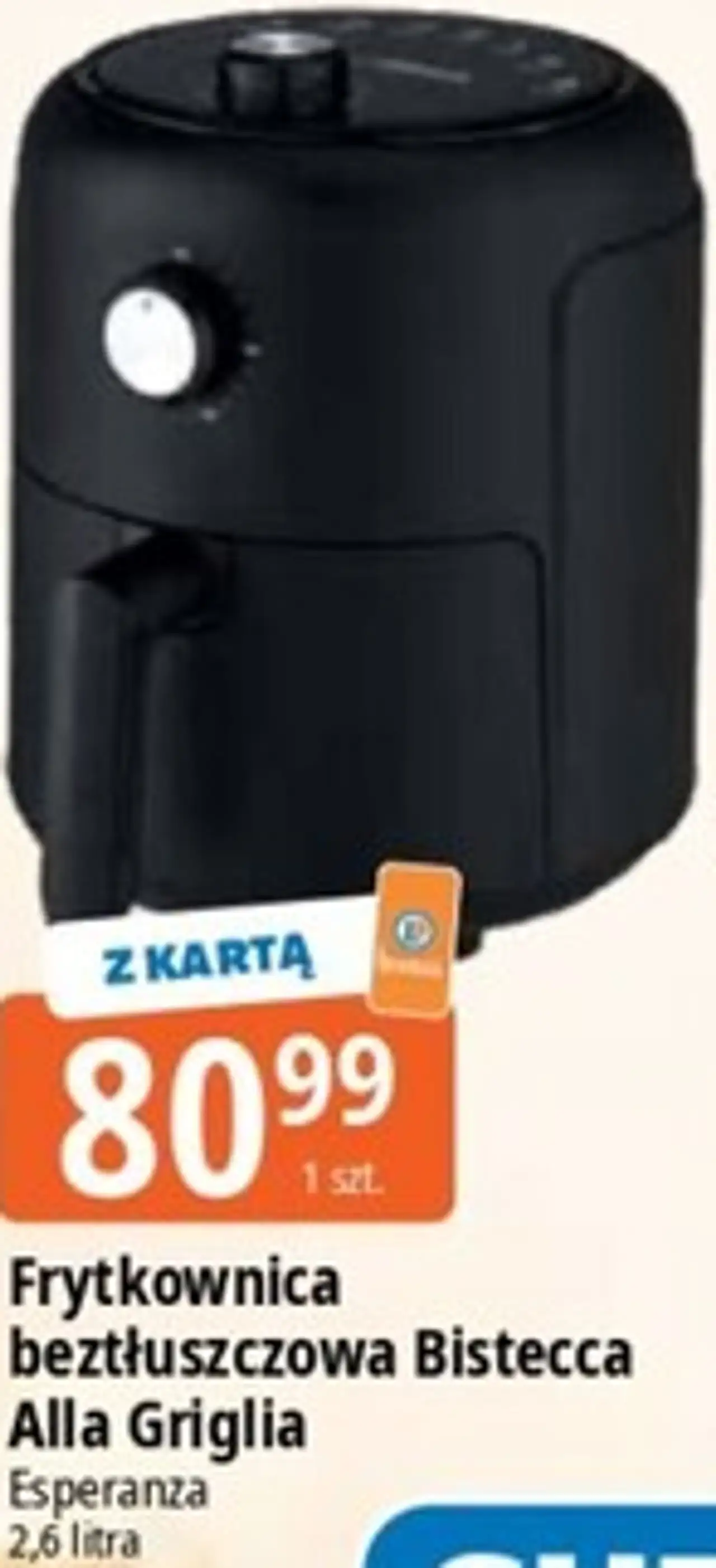Frytkownica beztłuszczowa Bistecca Alla Griglia Esperanza
