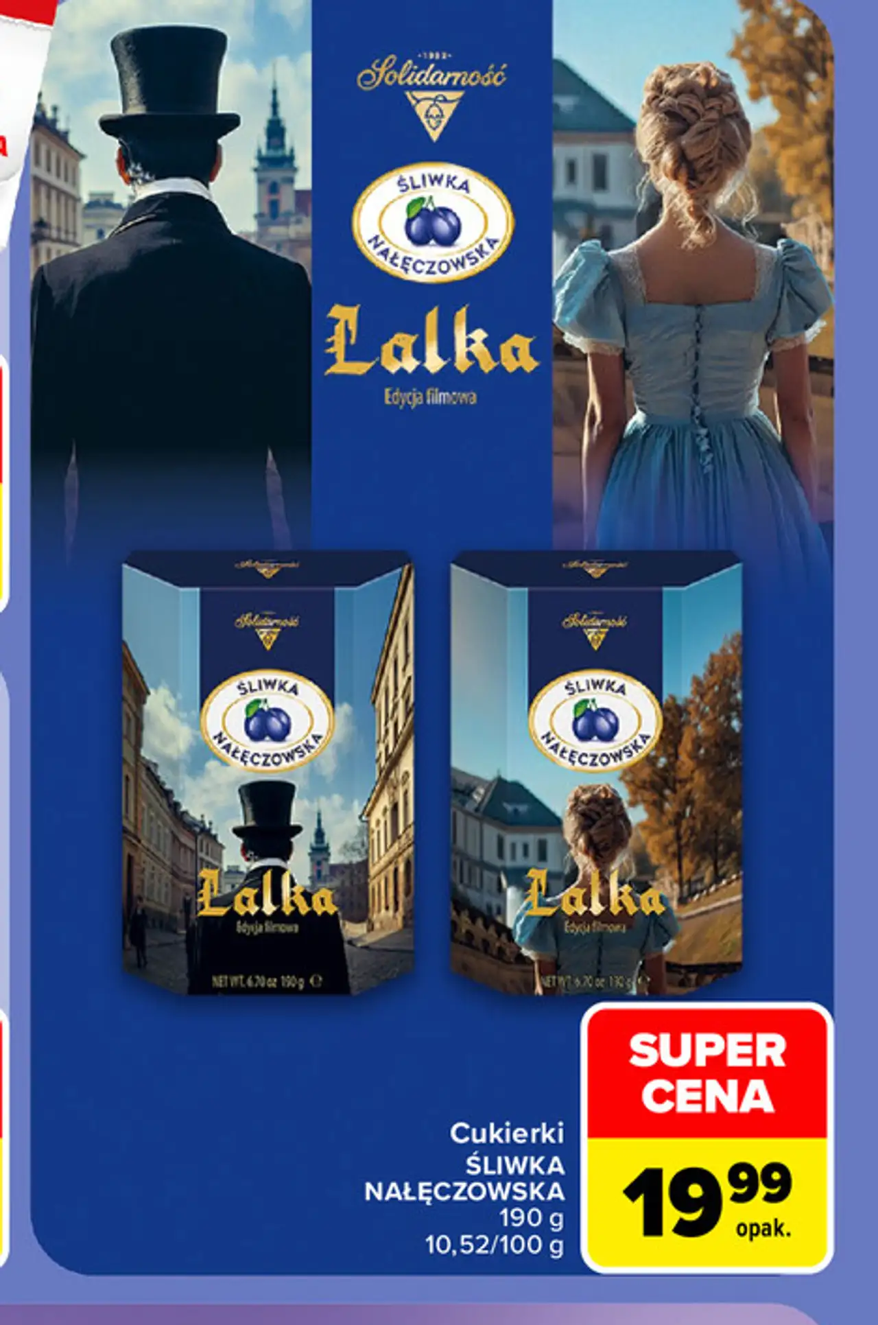 Cukierki Śliwka Nałęczowska Solidarność Lalka Edycja filmowa