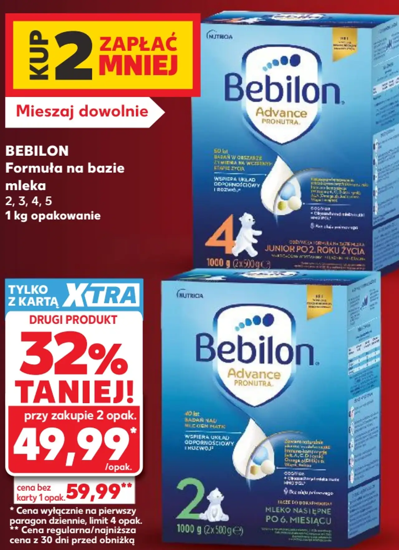 BEBILON Formuła na bazie mleka