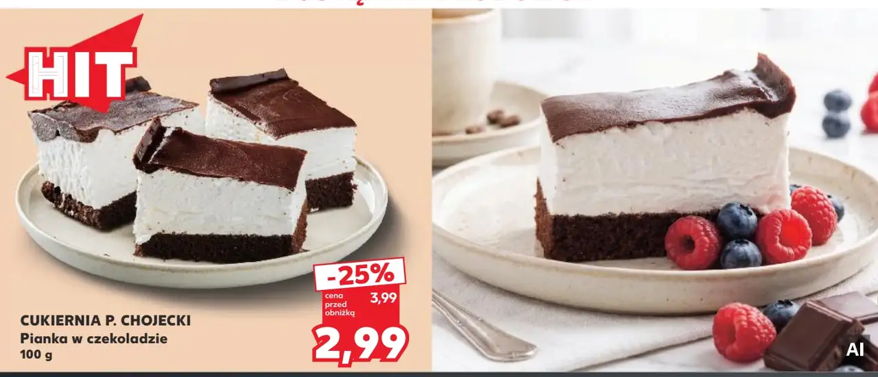Cukiernia P. Chojecki Pianka w czekoladzie