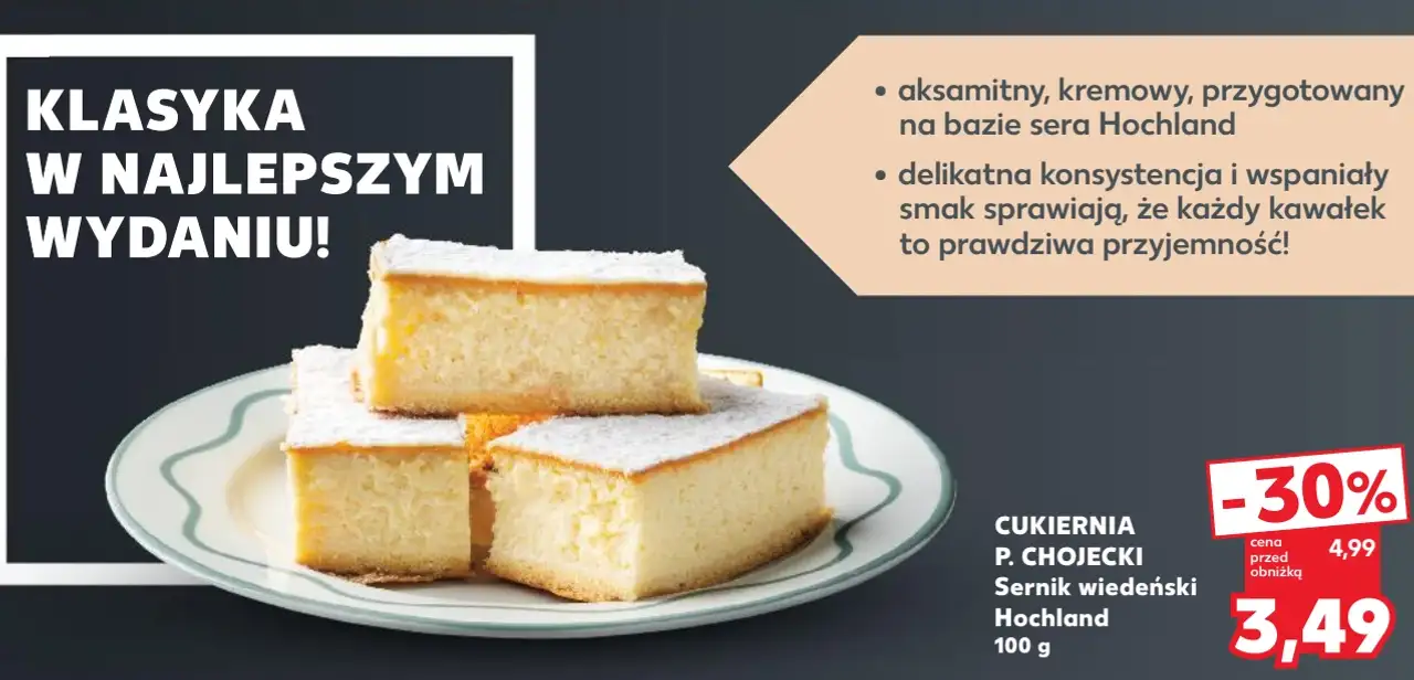 Cukiernia P. Chojecki Sernik wiedeński Hochland