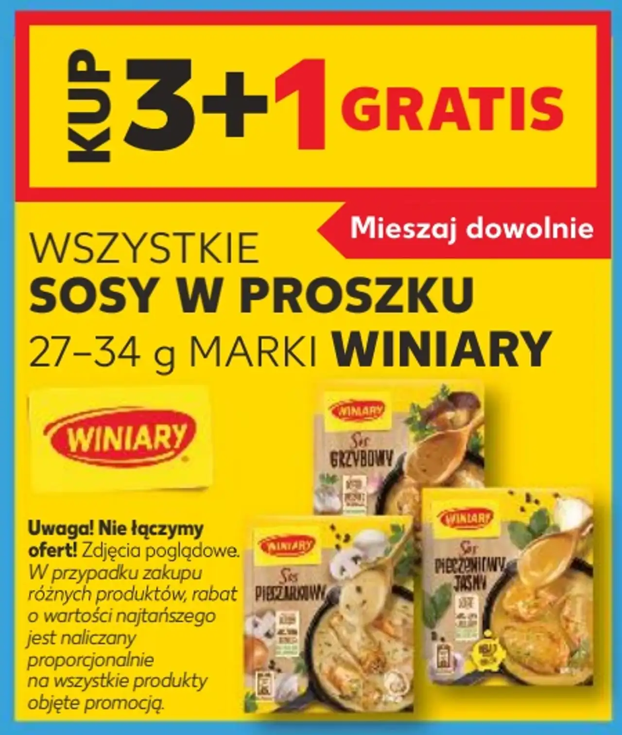 Sosy w proszku Winiary