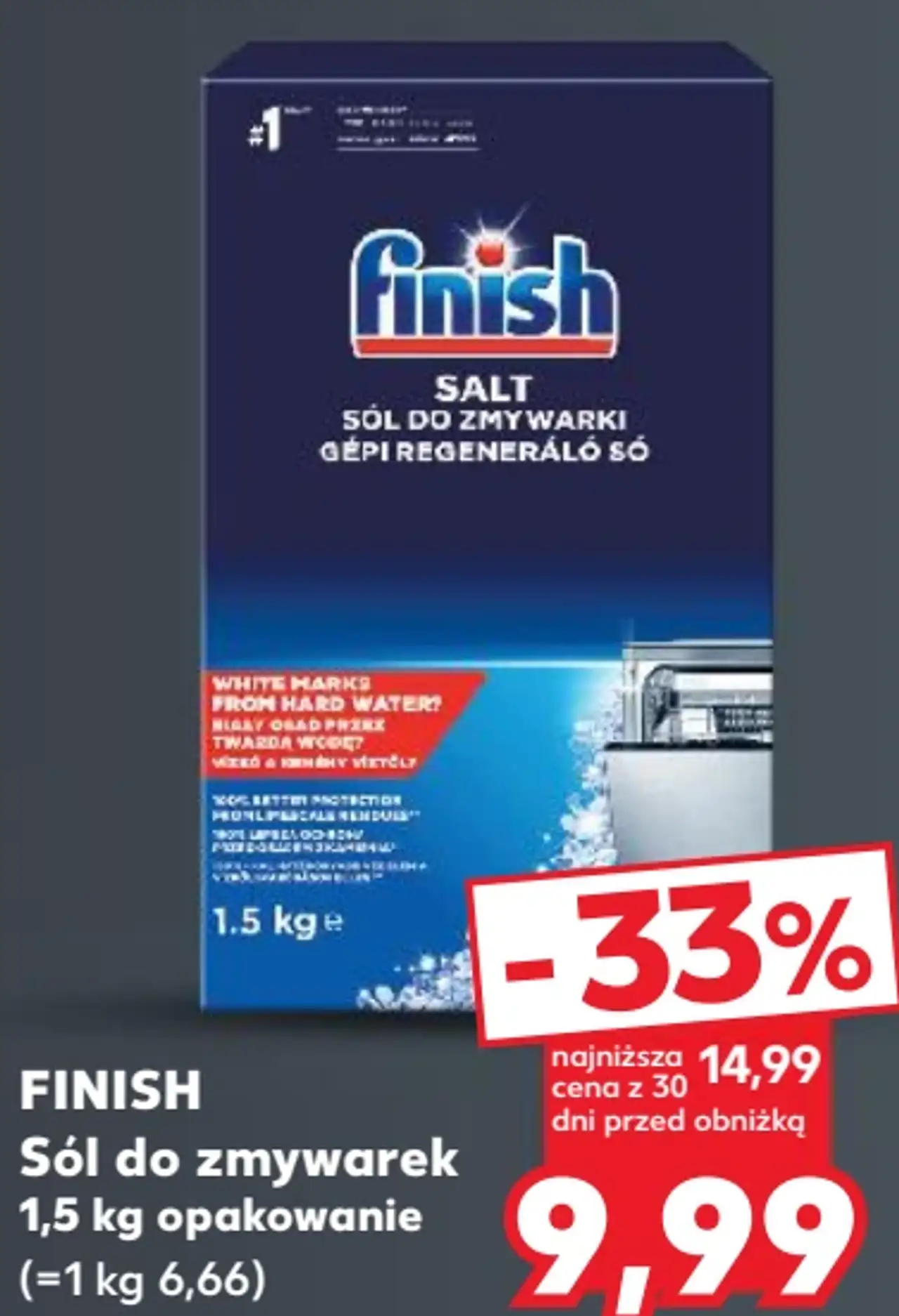 FINISH Sól do zmywarek