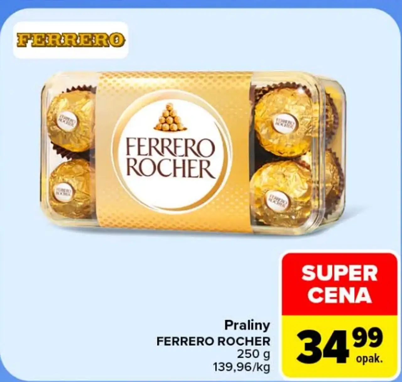 Praliny FERRERO ROCHER 250 g
