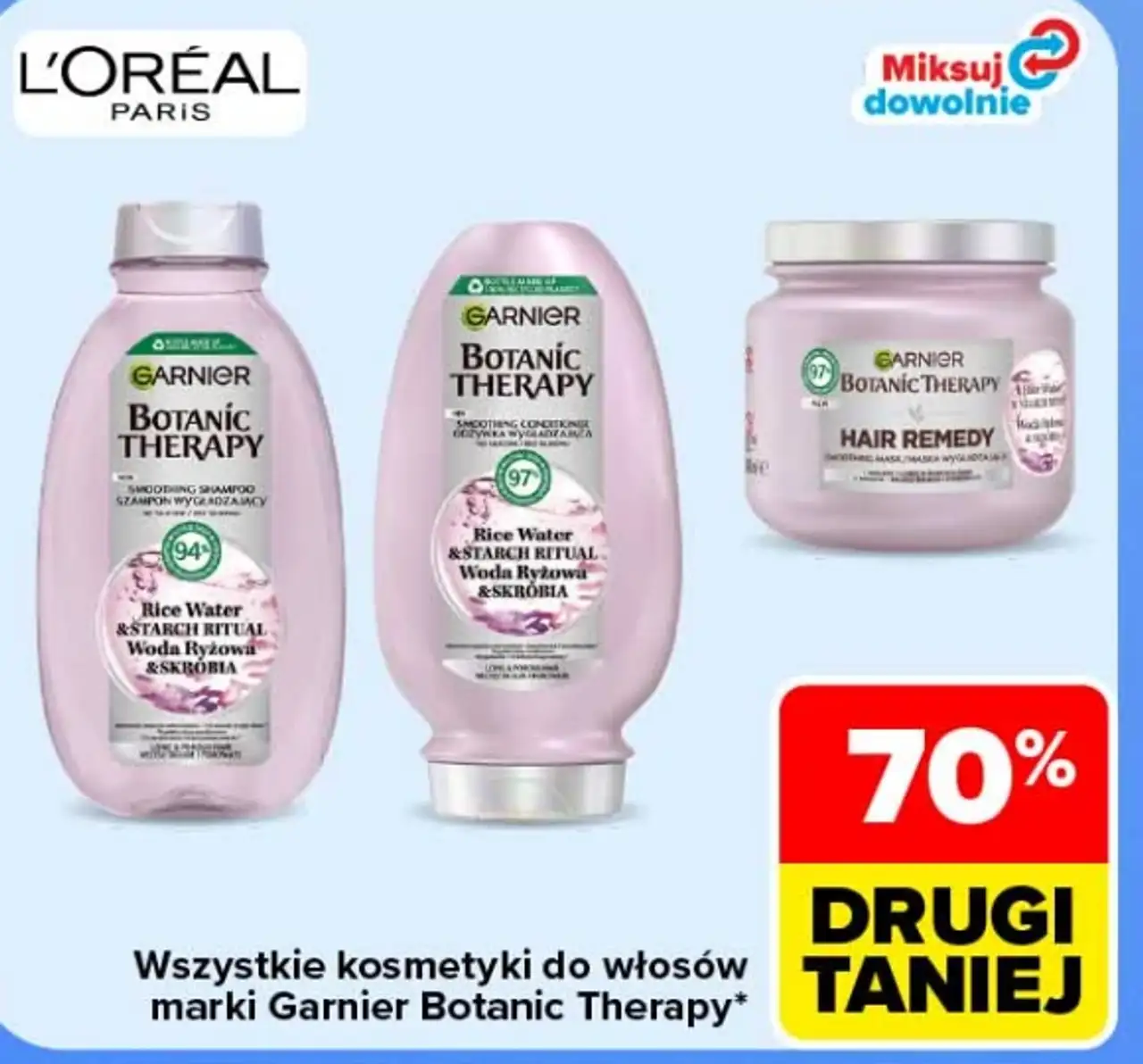 Wszystkie kosmetyki do włosów marki Garnier Botanic Therapy