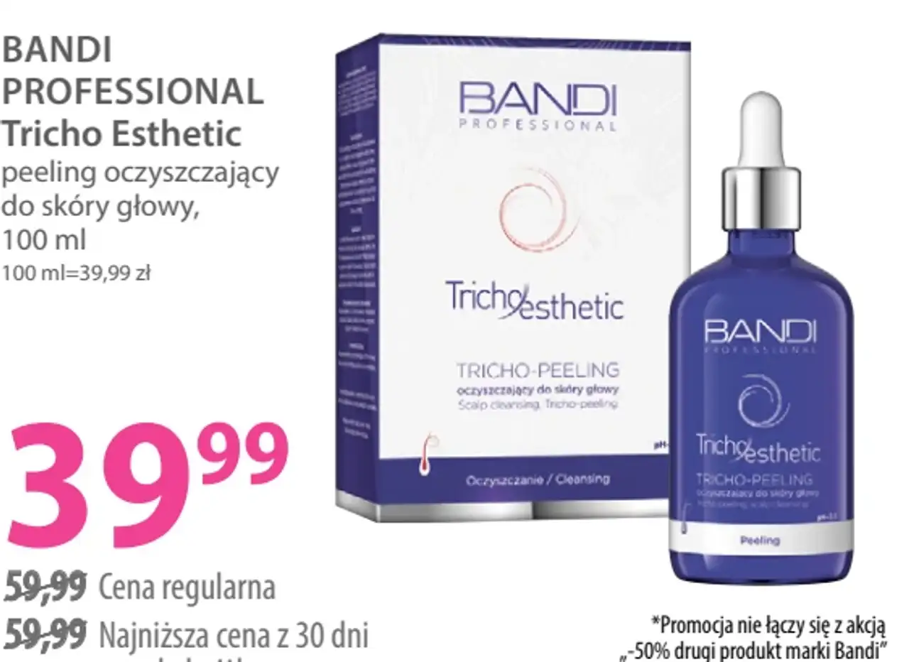 Bandi Professional Tricho Esthetic peeling oczyszczający do skóry głowy