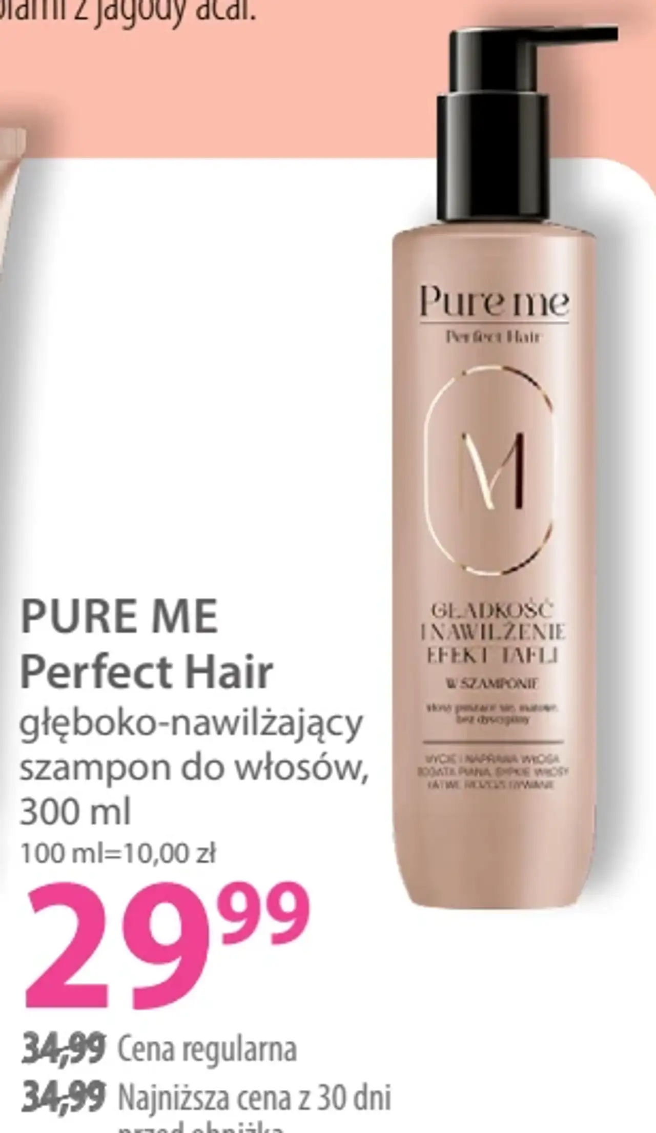 PURE ME Perfect Hair głęboko-nawilżający szampon do włosów