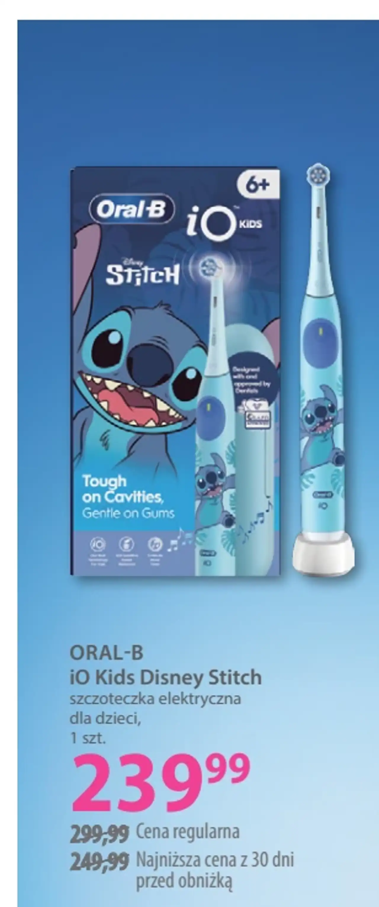 ORAL-B iO Kids Disney Stitch szczoteczka elektryczna dla dzieci