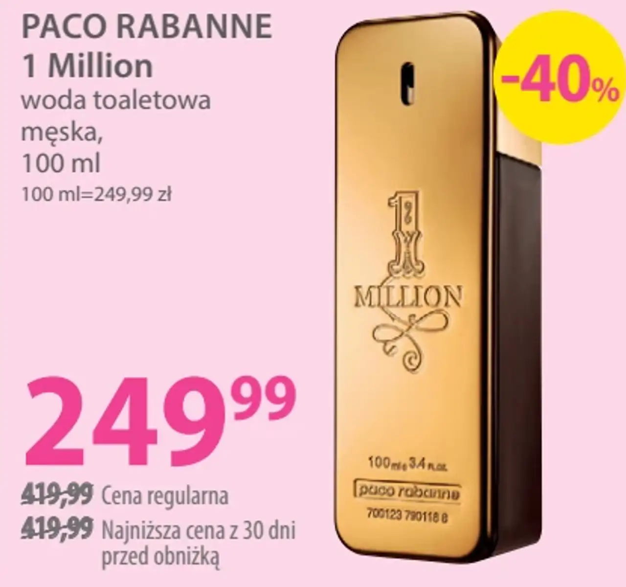 PACO RABANNE 1 Million woda toaletowa męska