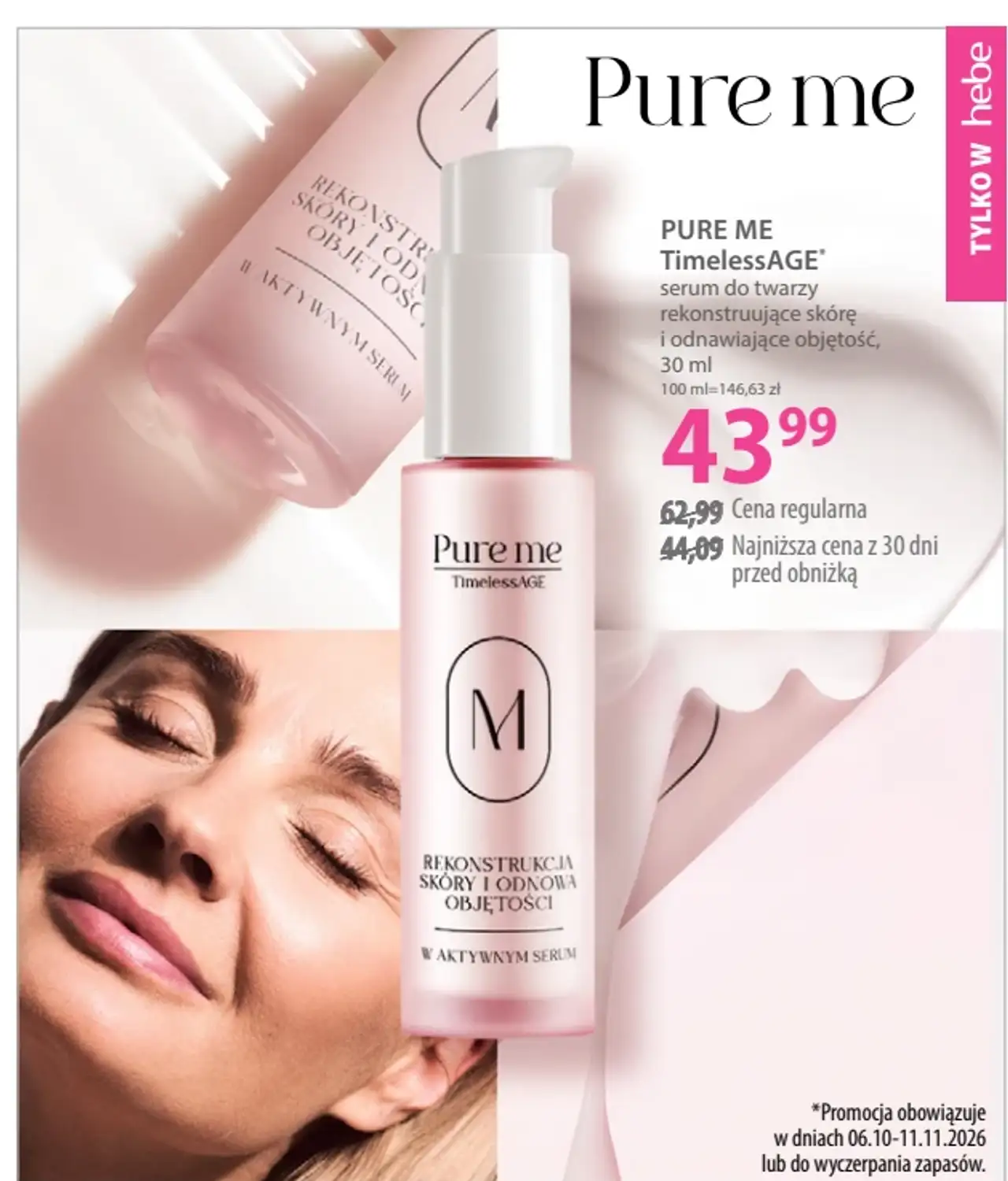 Serum do twarzy Pure me TimelessAGE