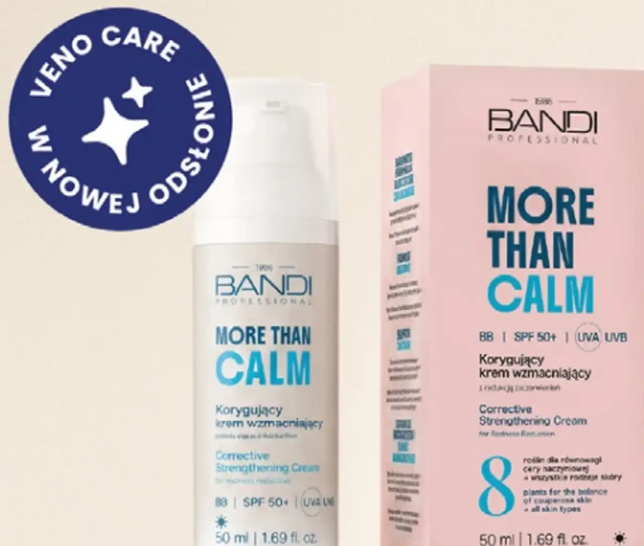 Bandi Professional More Than Calm Korygujący krem wzmacniający