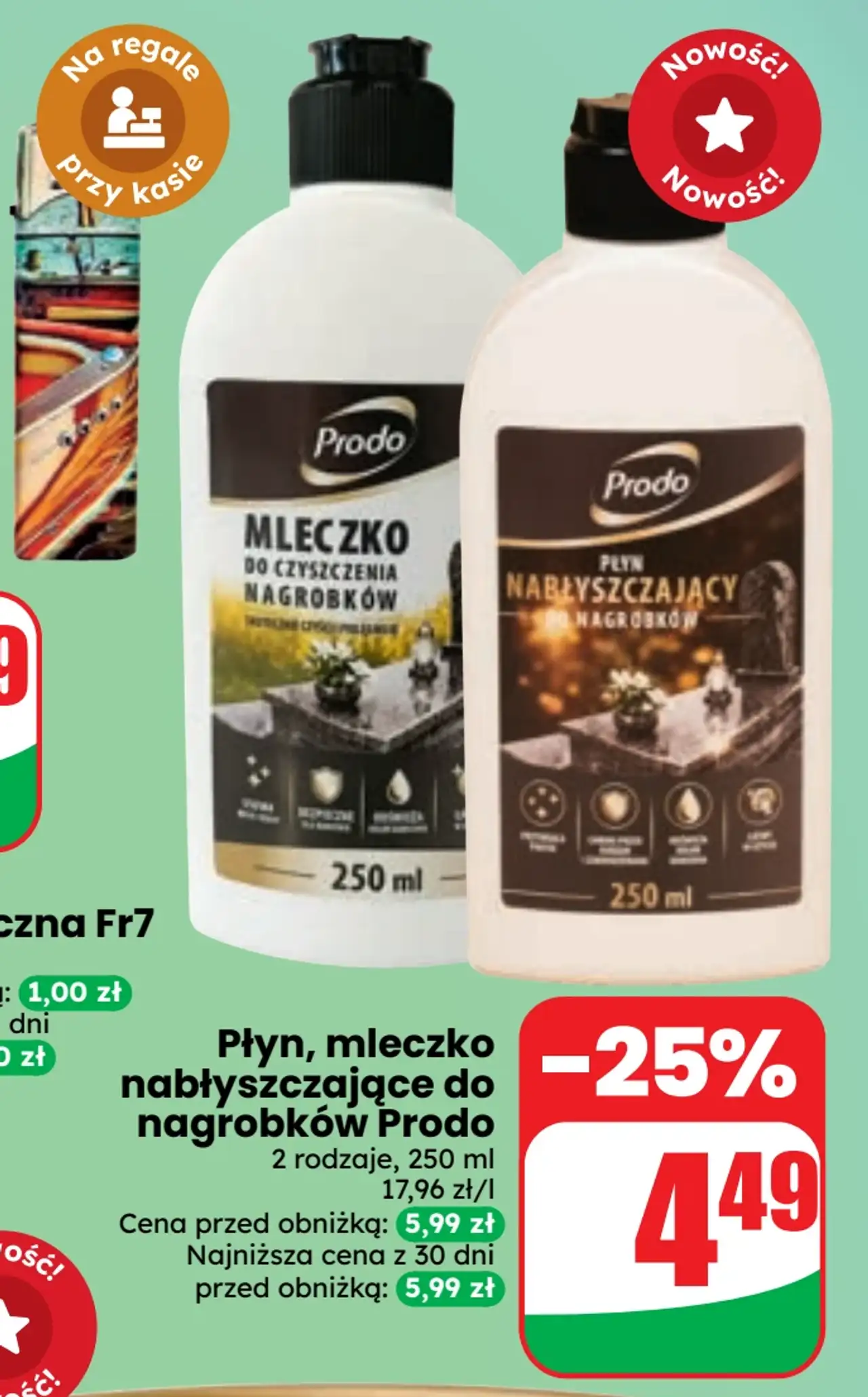 Płyn, mleczko nabłyszczające do nagrobków Prodo