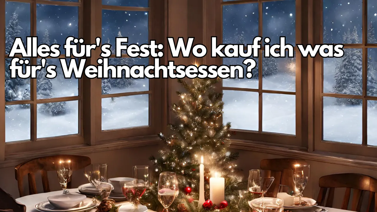 christmas dinner table