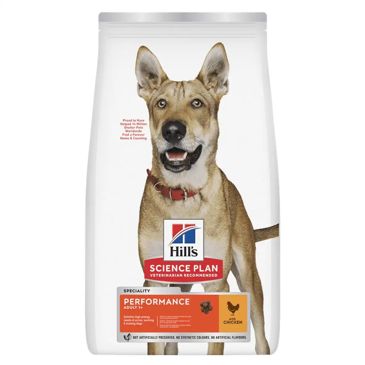 Hill's Croquettes pour chien Science Plan, Performance, Adulte, au poulet 14 kg