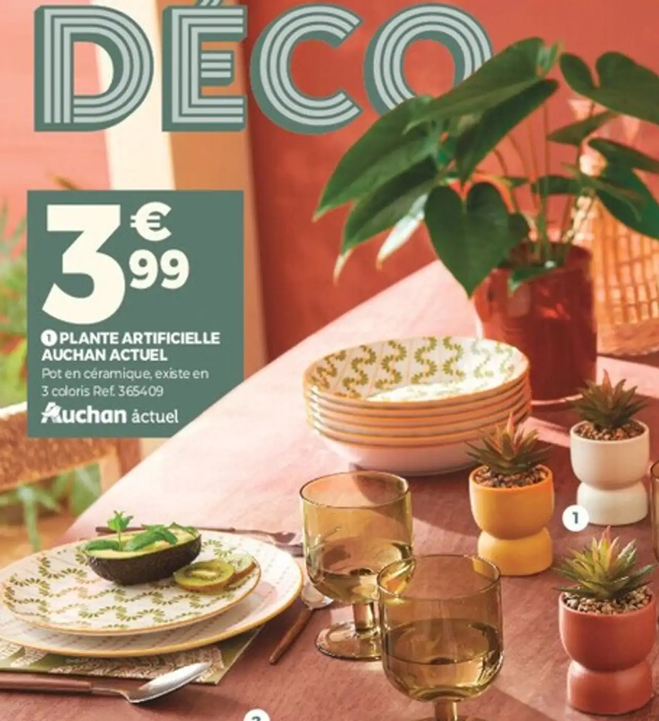 Plante artificielle Auchan Actuel