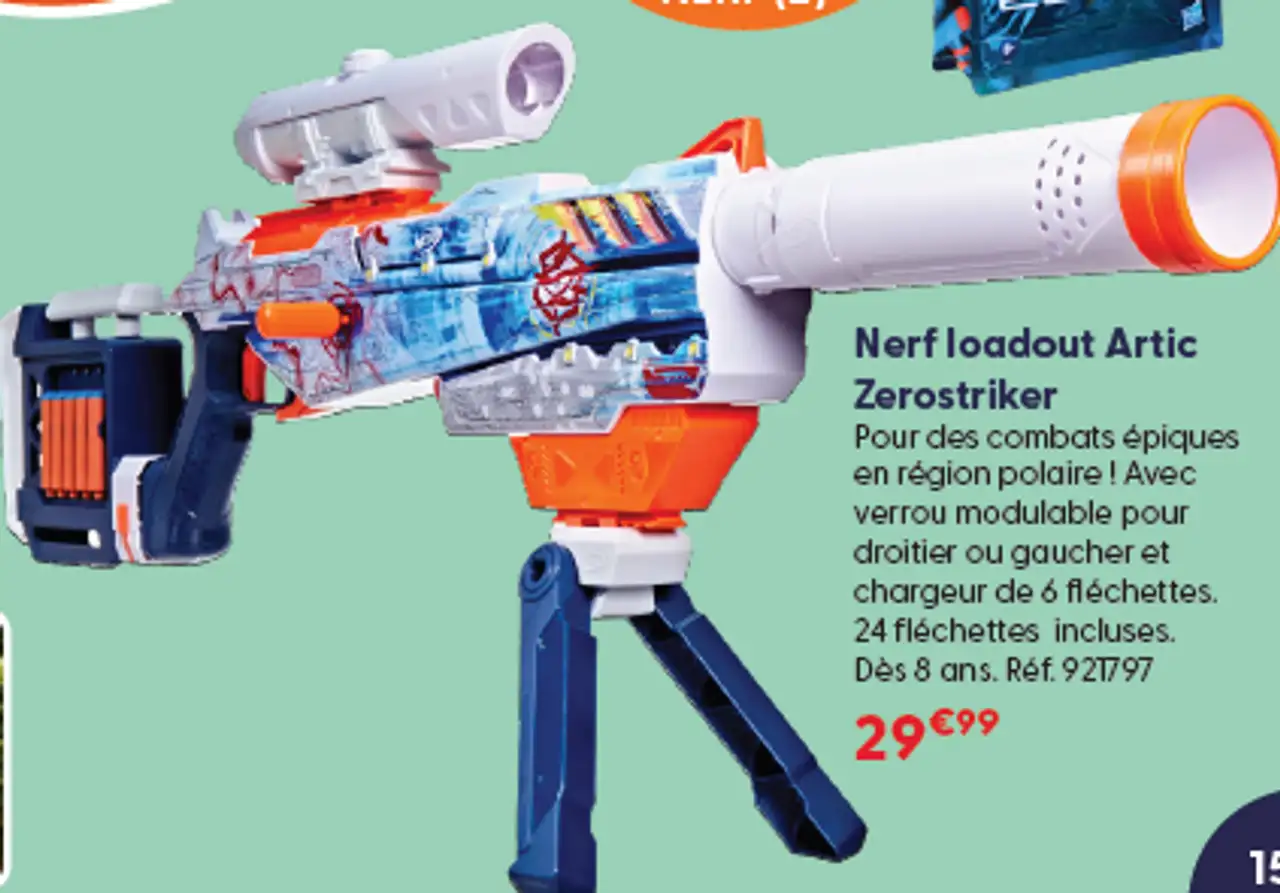 Nerf loadout Artic Zerostriker