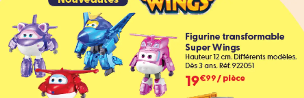Figurine transformable Super Wings