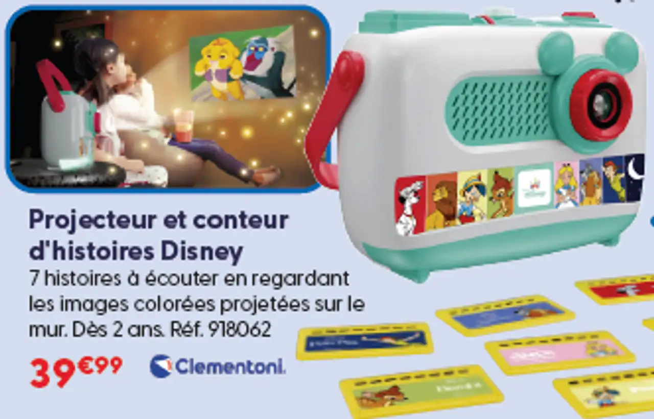 Projecteur et conteur d'histoires Disney