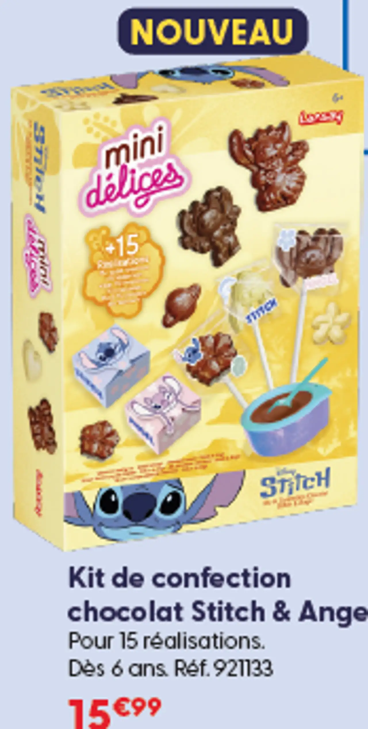 Kit de confection chocolat Stitch & Angel