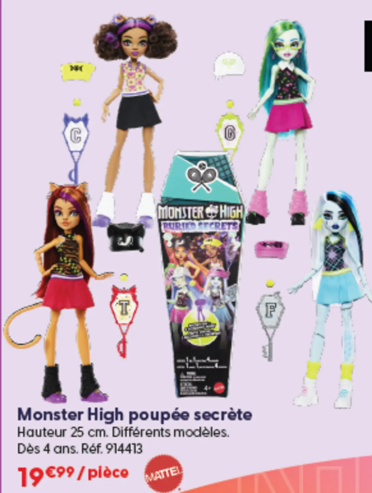 Monster High poupée secrète
