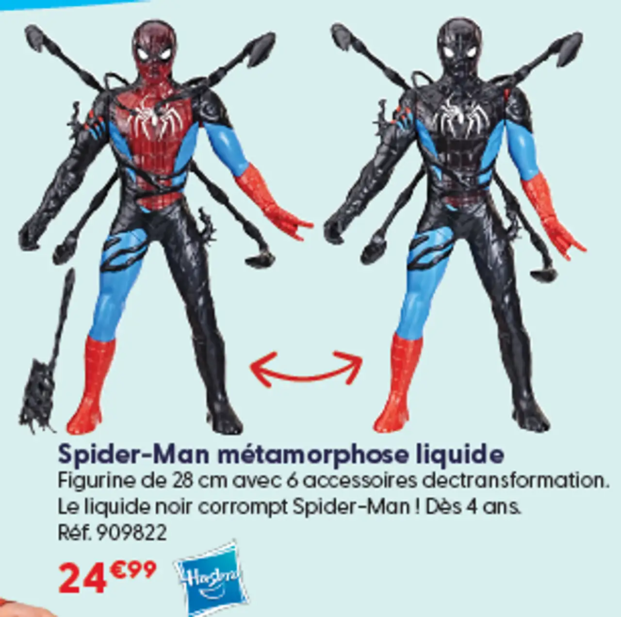 Spider-Man métamorphose liquide