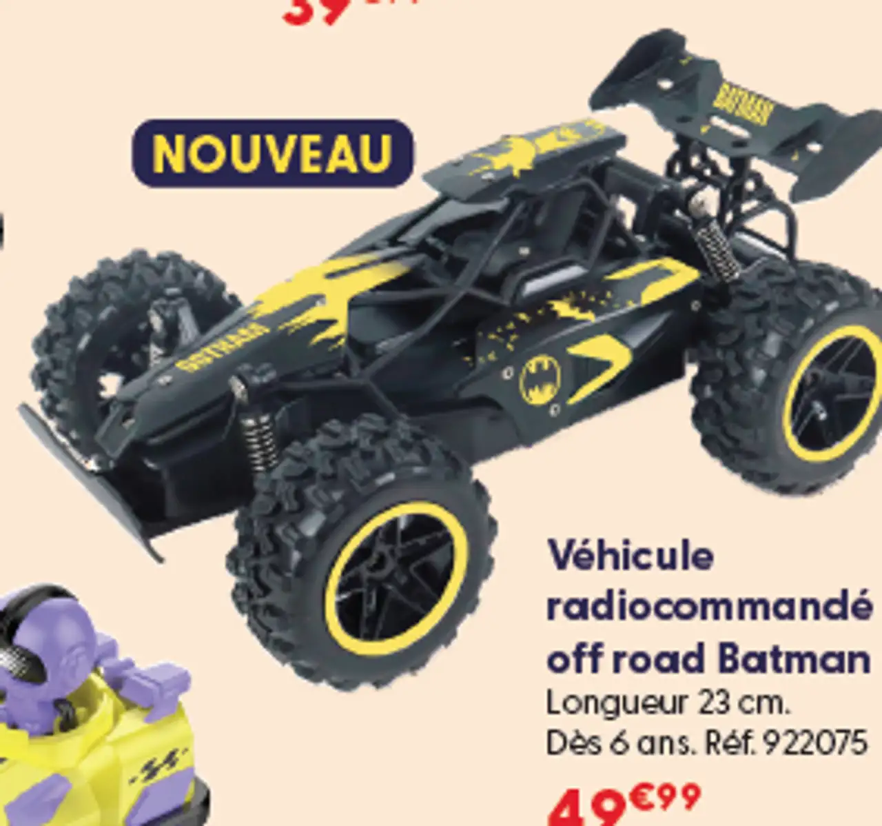 Véhicule radiocommandé off road Batman