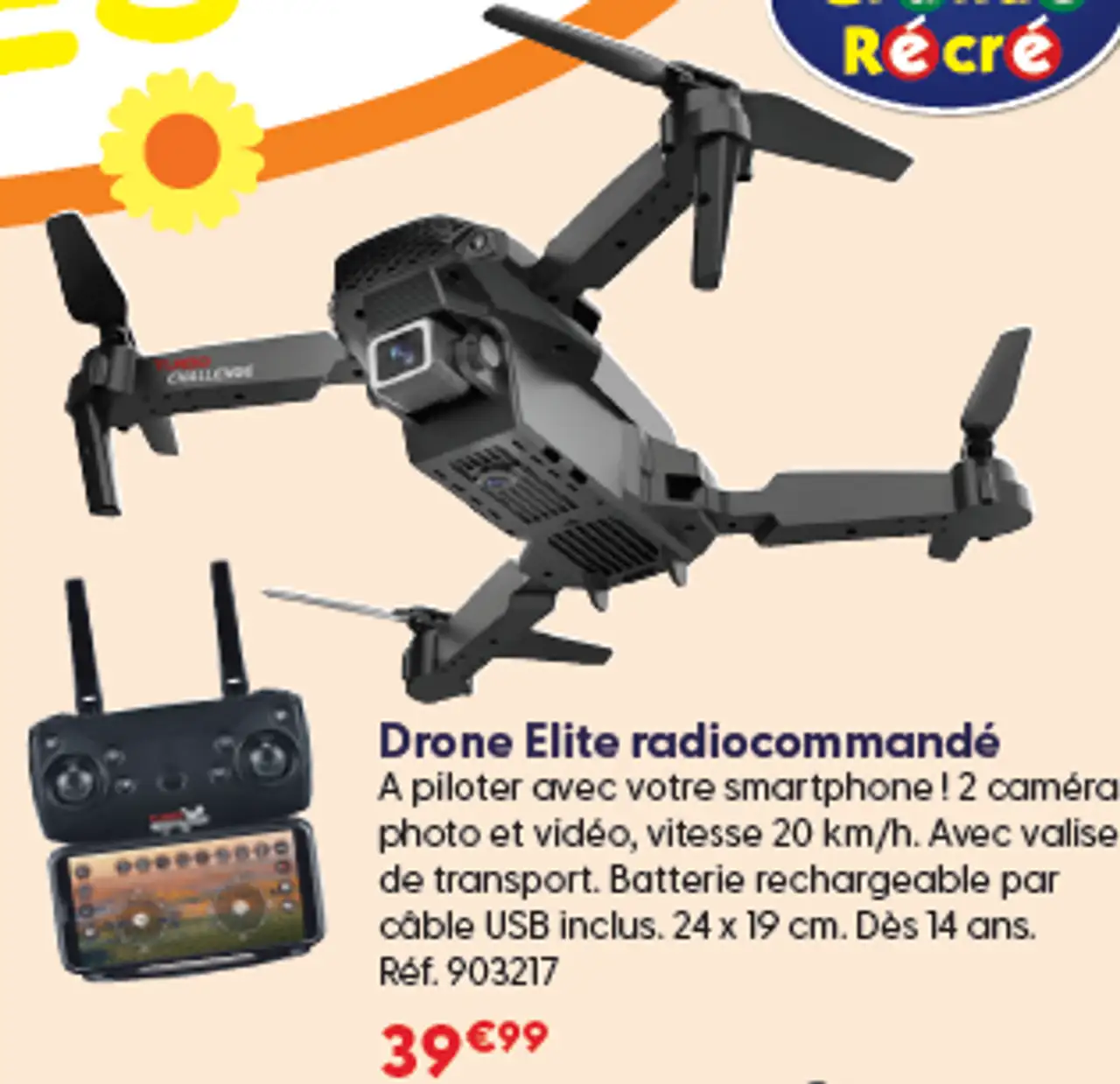 Drone Elite radiocommandé