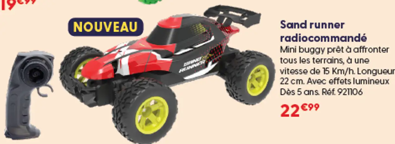 Sand runner radiocommandé