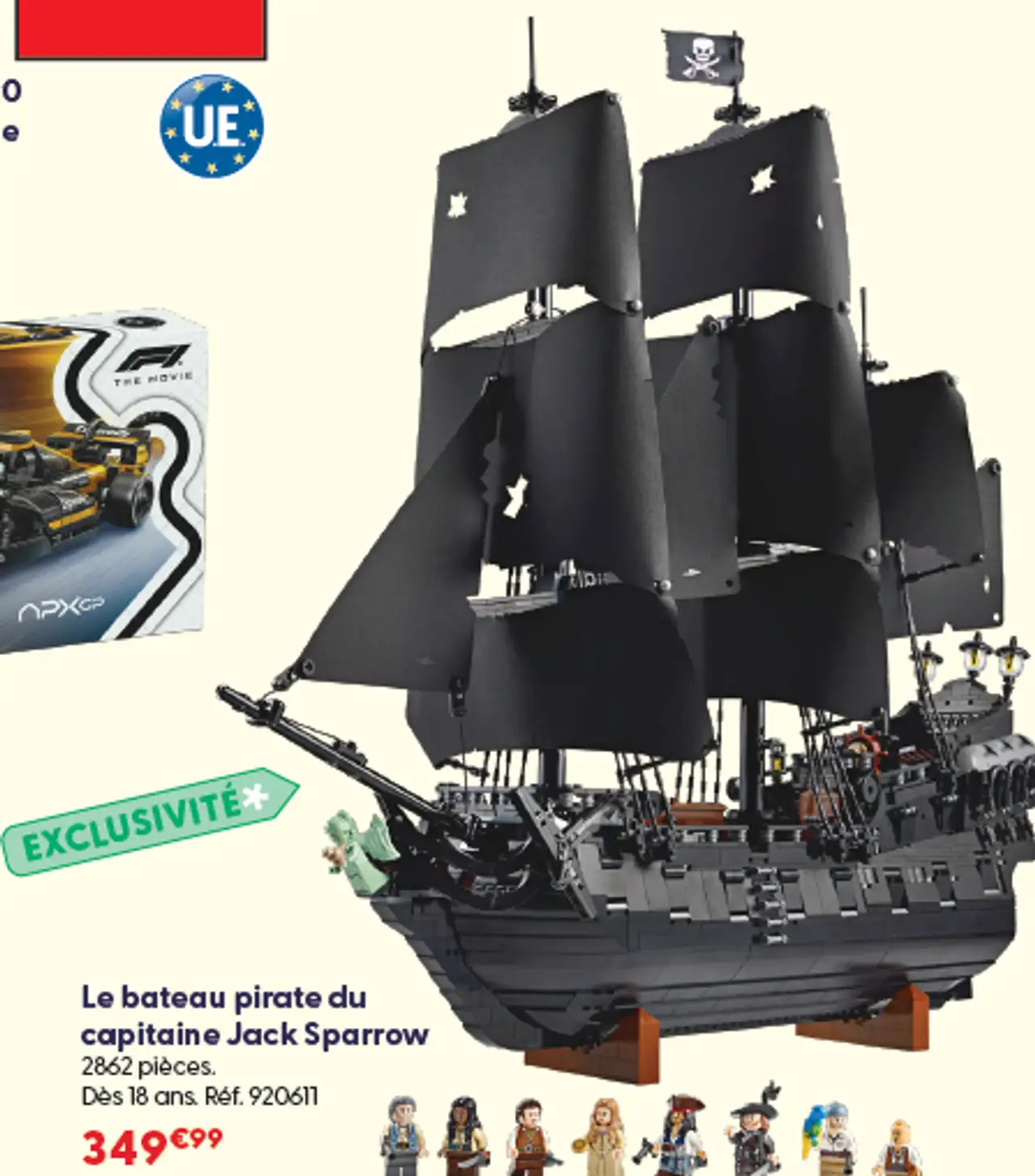 Le bateau pirate du capitaine Jack Sparrow