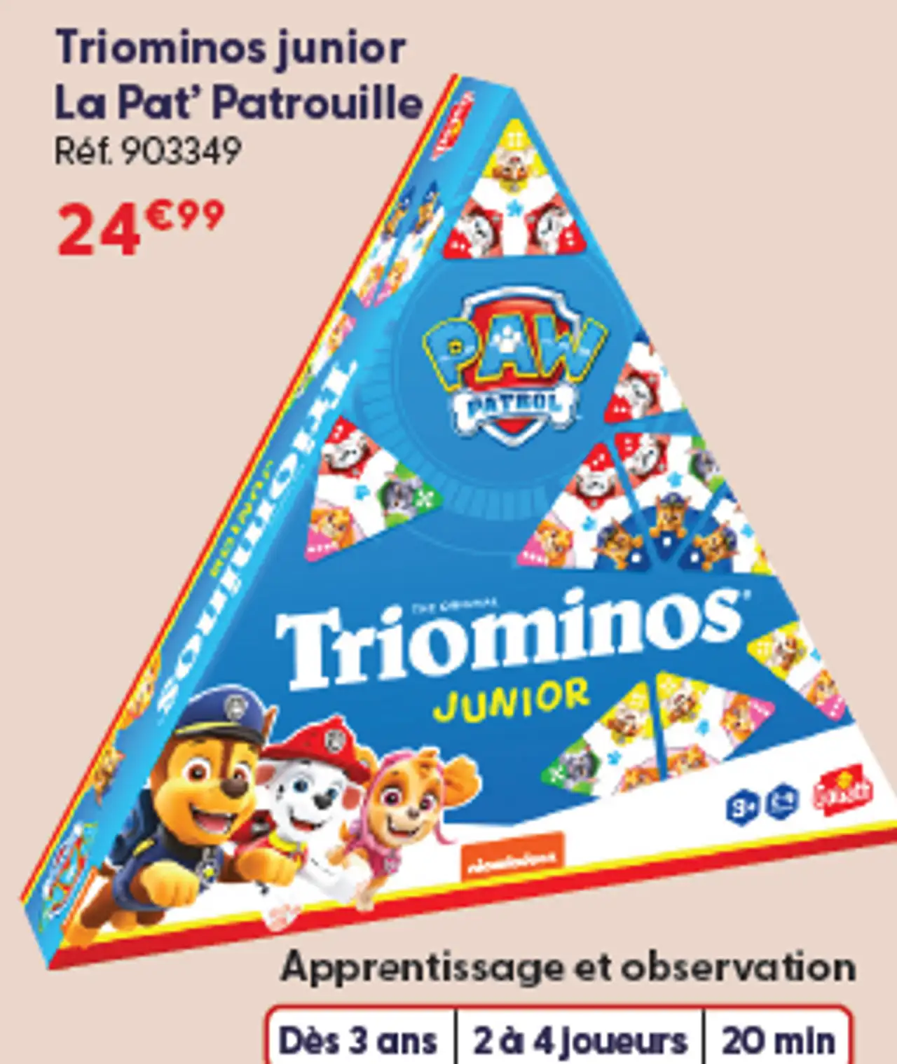 Triominos junior La Pat' Patrouille
