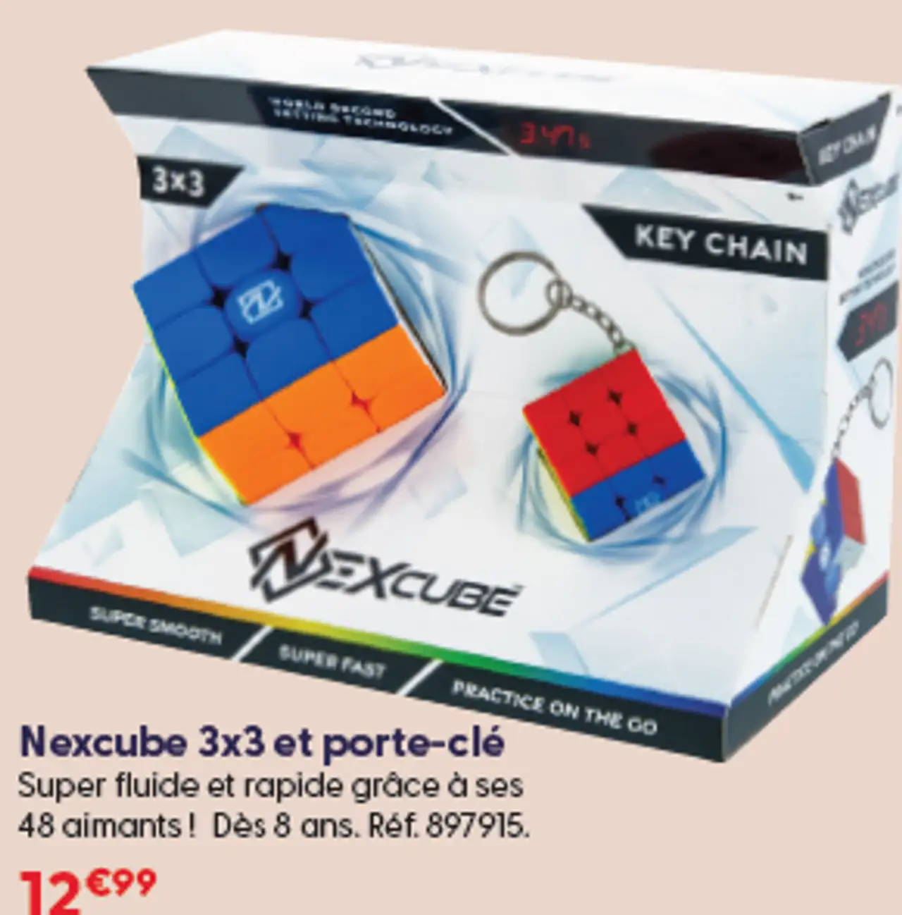 Nexcube 3x3 et porte-clé
