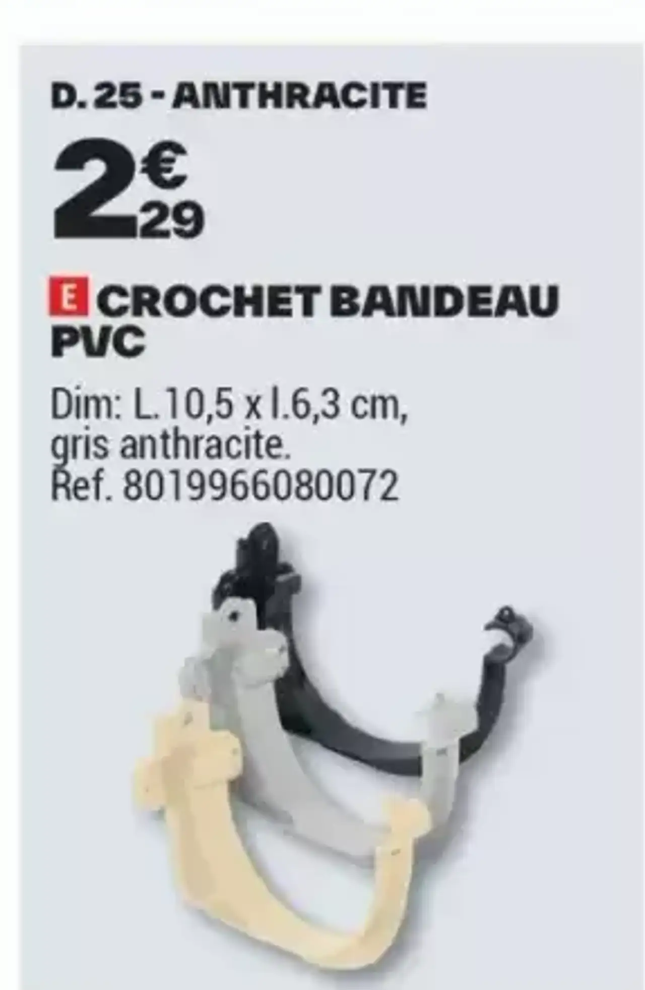 CROCHET BANDEAU PVC