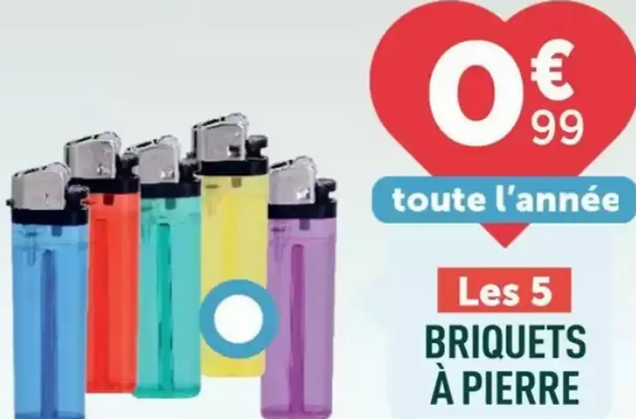 Les 5 BRIQUETS À PIERRE