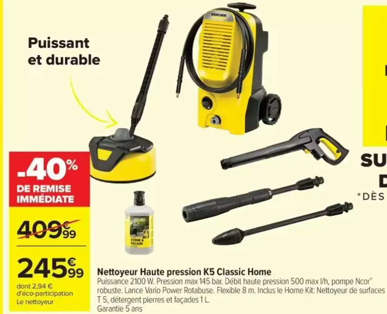 Nettoyeur Haute pression K5 Classic Home