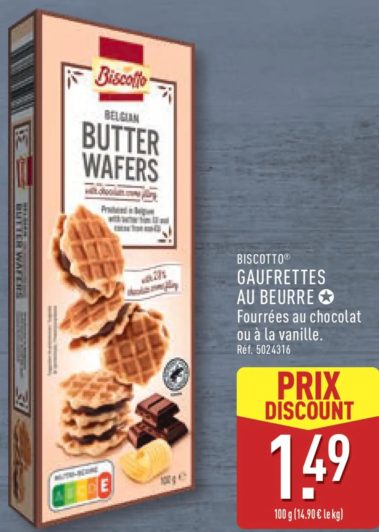 biscotto gaufrettes au beurre