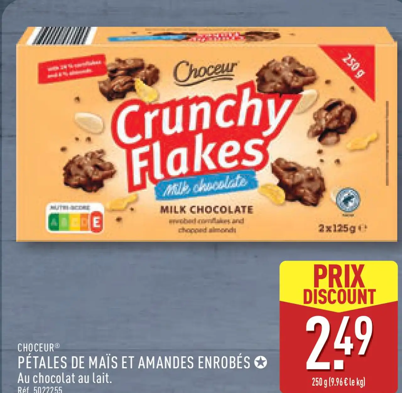 CHOCEUR® PÉTALES DE MAÏS ET AMANDES ENROBÉS