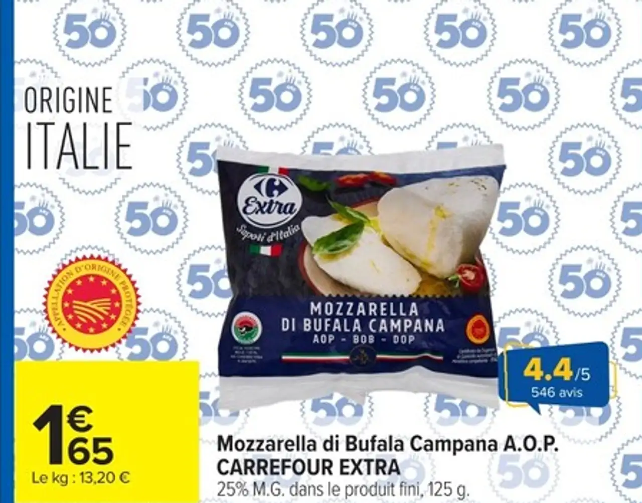 Mozzarella di Bufala Campana A.O.P.