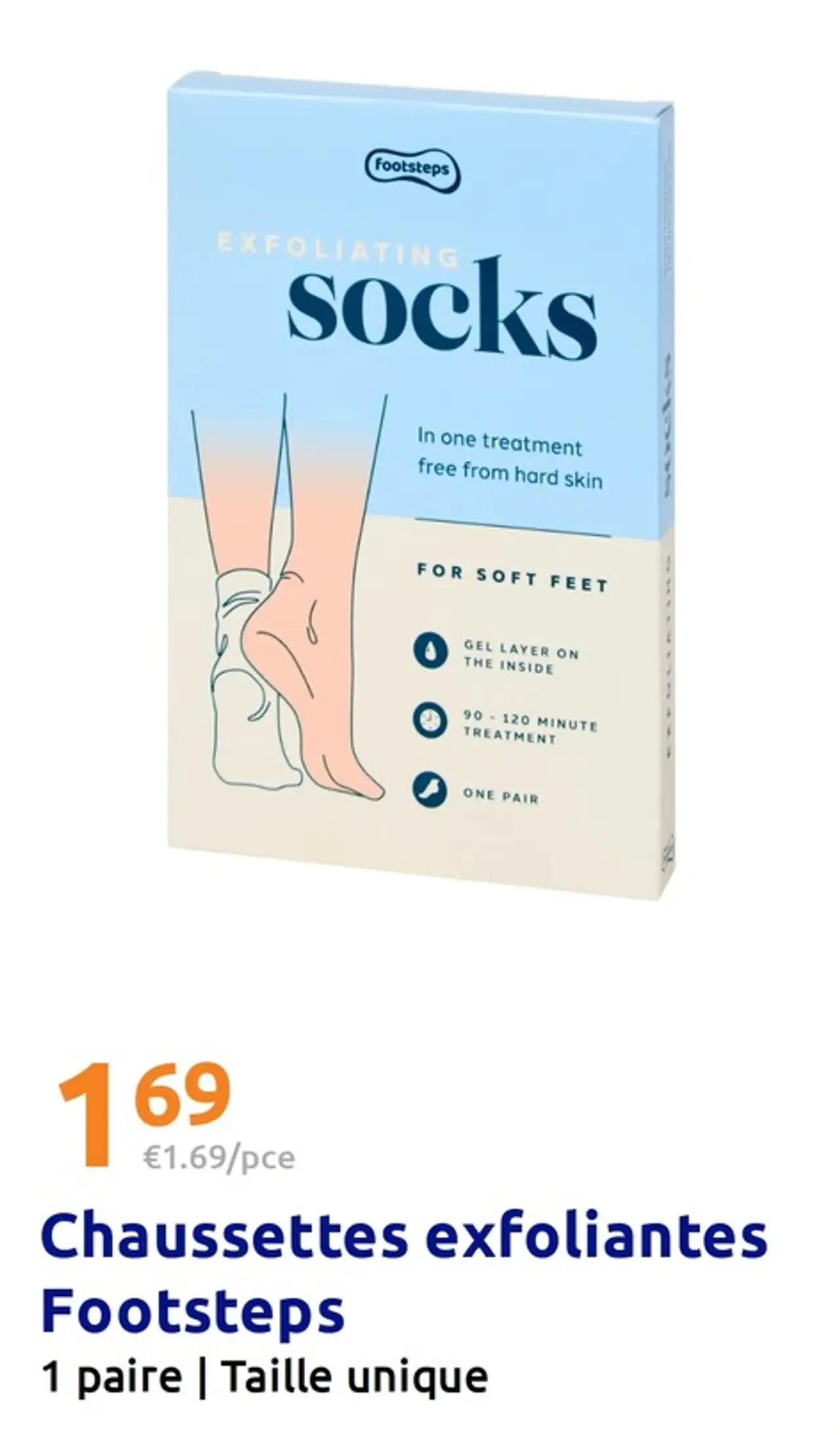 Chaussettes exfoliantes Footsteps