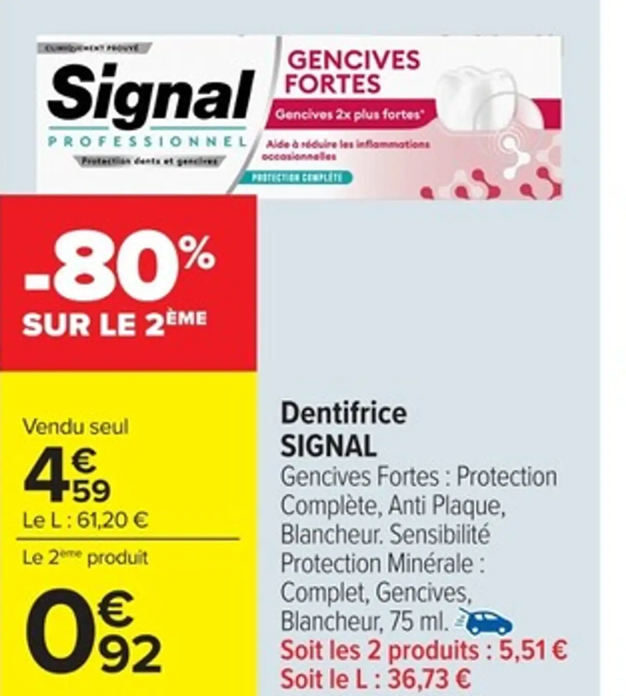 Dentifrice SIGNAL