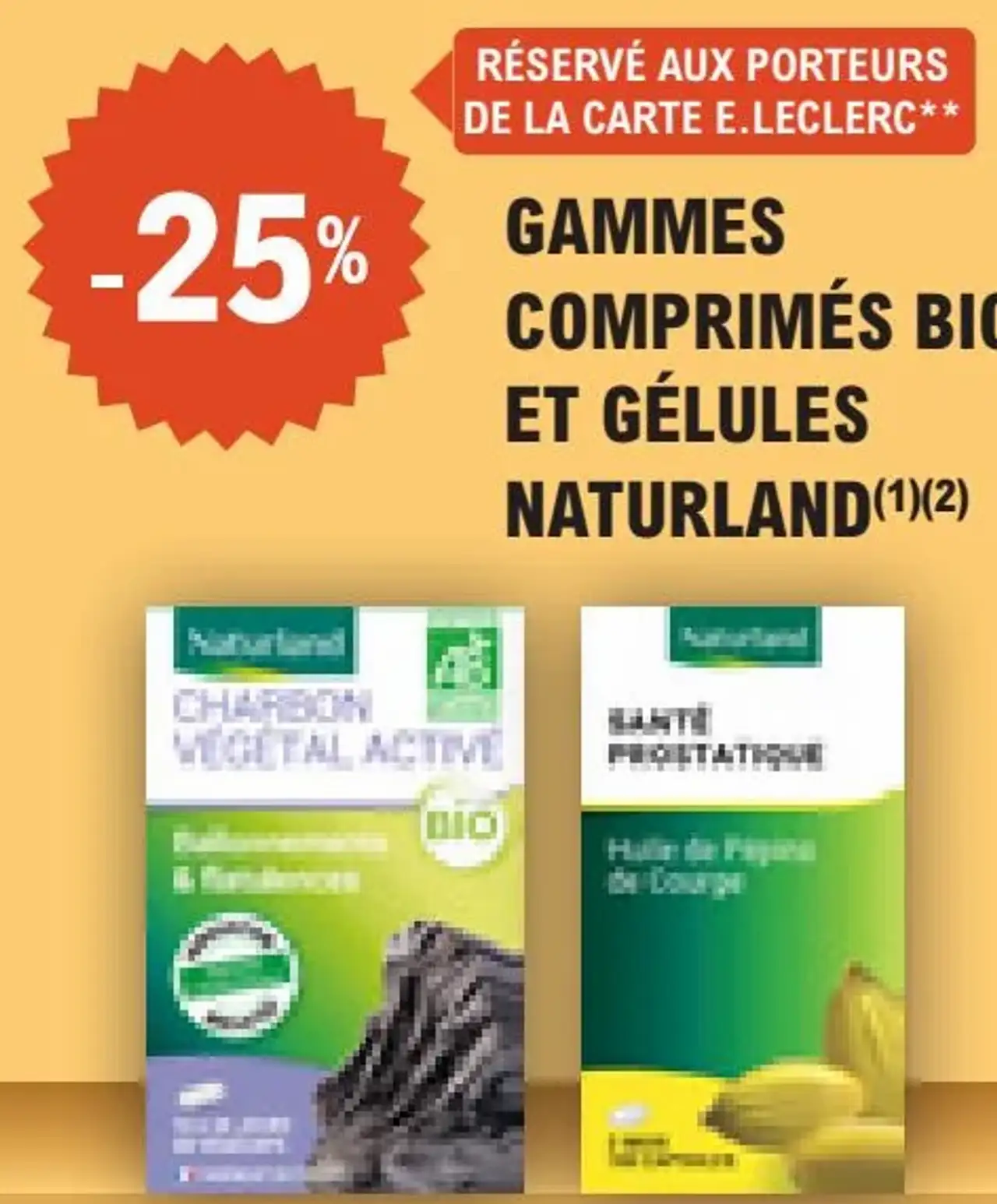 GAMMES COMPRIMÉS BIO ET GÉLULES NATURLAND