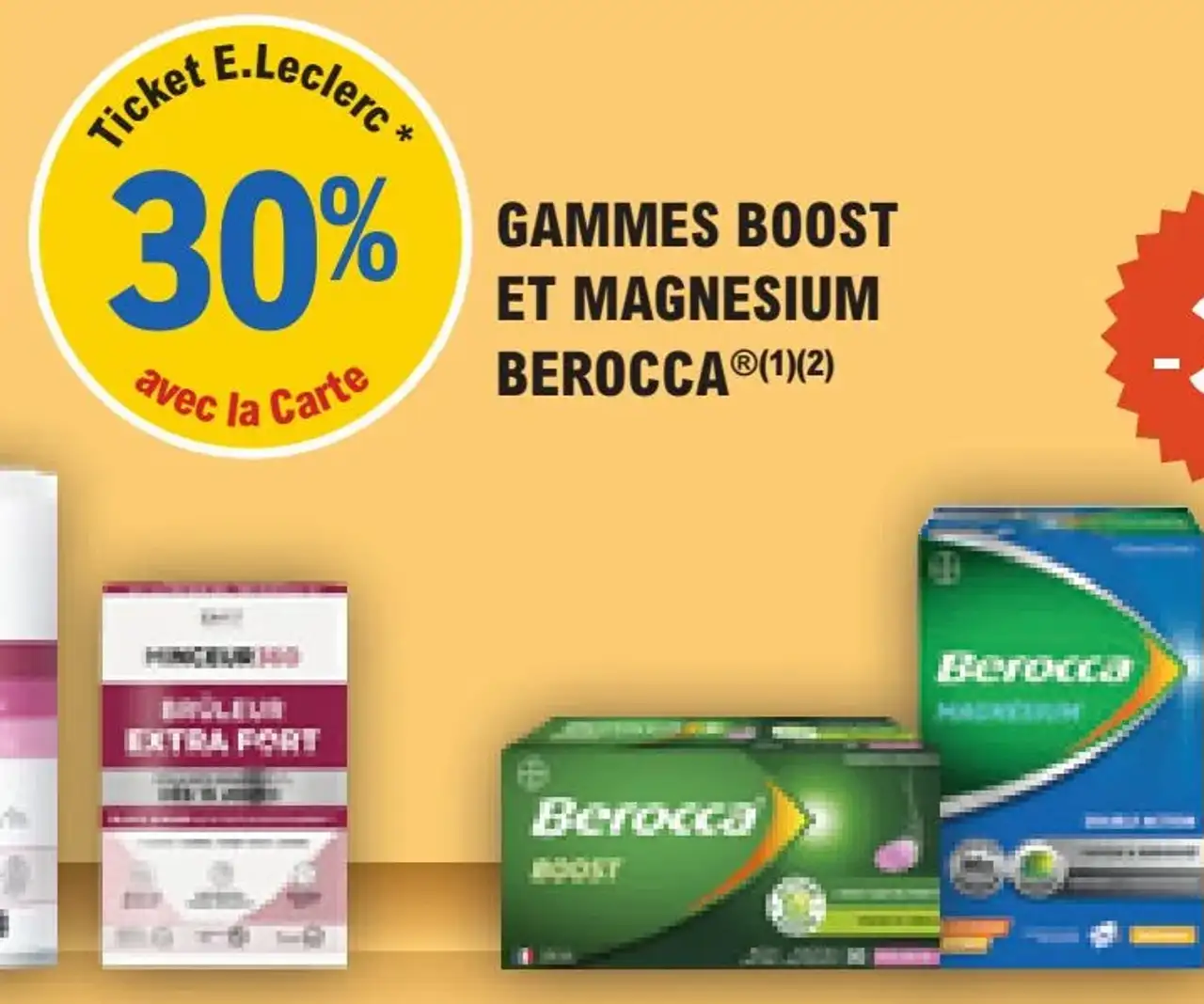 GAMMES BOOST ET MAGNESIUM BEROCCA