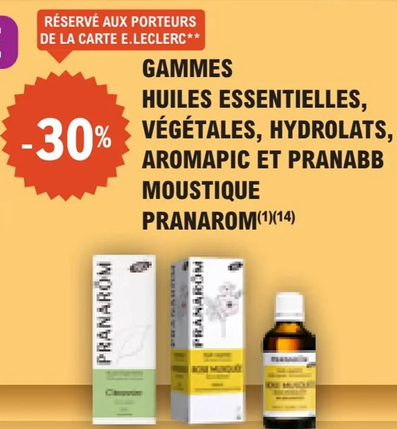 GAMMES HUILES ESSENTIELLES, VÉGÉTALES, HYDROLATS, AROMAPIC ET PRANABB MOUSTIQUE PRANAROM(1)(14)